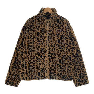 GUESS ゲス 18AW atmos アトモス Fake Fur Jacket レオパード フェイクファー ジャケット M13W8610AT Size L 福生店