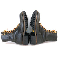 90's~ Work N Sport レザーロガーブーツ ブラック USA製 ビブラムソール Size 26-26.5cm 相当 瑞穂店