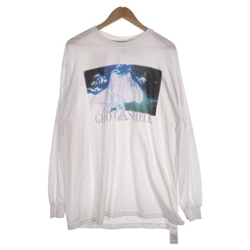 GHOST IN THE SHELL 攻殻機動隊 24AW F-LAGSTUF-F フラグスタフ KUSANAGI LS TEE2 ロングスリーブ プリントTシャツ ロンT ホワイト FS1602 XL 福生店