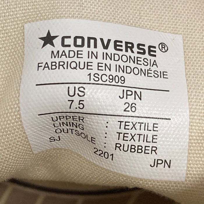 CONVERSE ADDICT コンバースアディクト CHUCK TAYLOR CANVAS HI チャックテイラー スニーカー ライトブルー size26cm 瑞穂店