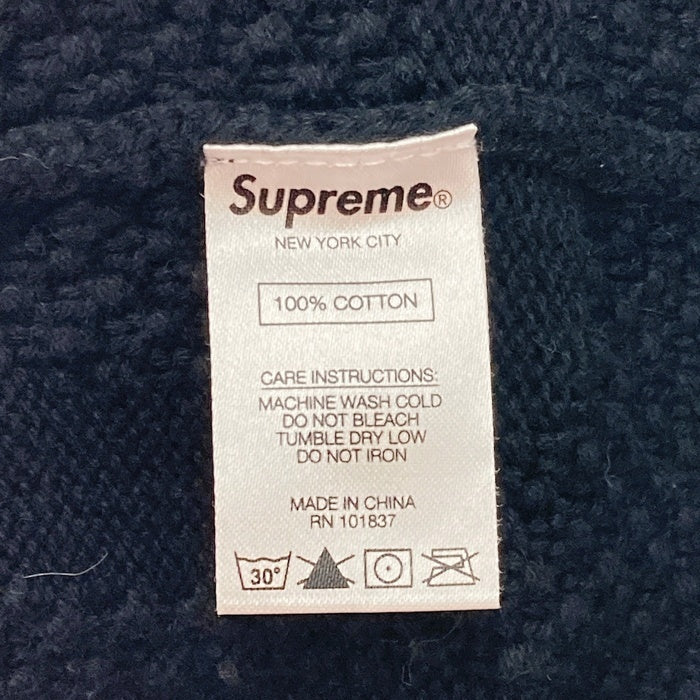 SUPREME シュプリーム 20AW Textured Small Box Sweater スモールボックスロゴニット ブラック sizeL 瑞穂店