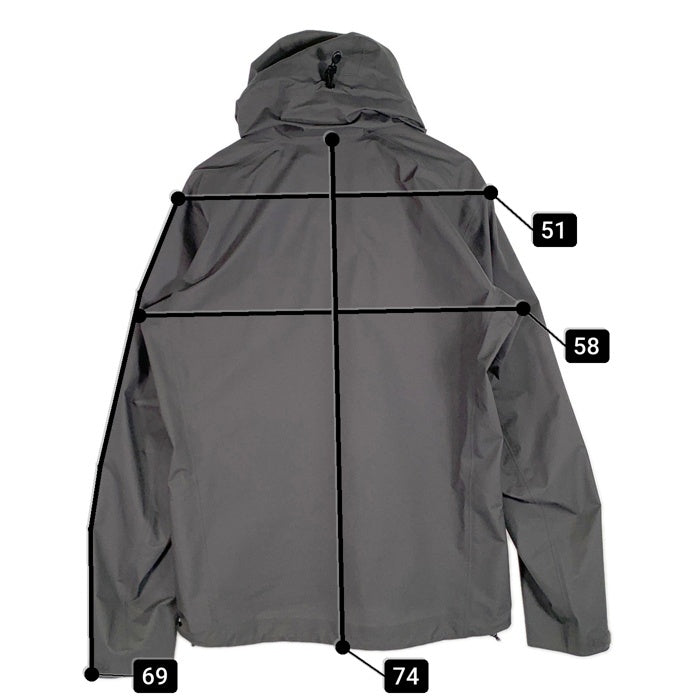 ARC'TERYX アークテリクス BETA JACKET M ベータ ジャケット ナイロン チャコールグレー 29092-138077 08/22 Size M 福生店