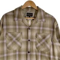 PENDLETON ペンドルトン オープンカラー 長袖 ウールシャツ カーキ 5575-2213 Size L 福生店