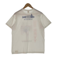 TOY'S McCOY トイズマッコイ SNOOPY TEE U.S.NAVY SUBMARINE スヌーピー プリントTシャツ 前V ホワイト Size L 福生店