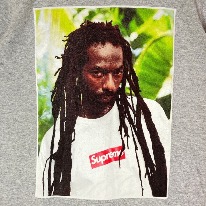 SUPREME シュプリーム 19SS Buju Banton Tee ブジュバントン フォトプリント Tシャツ グレー sizeS 瑞穂店