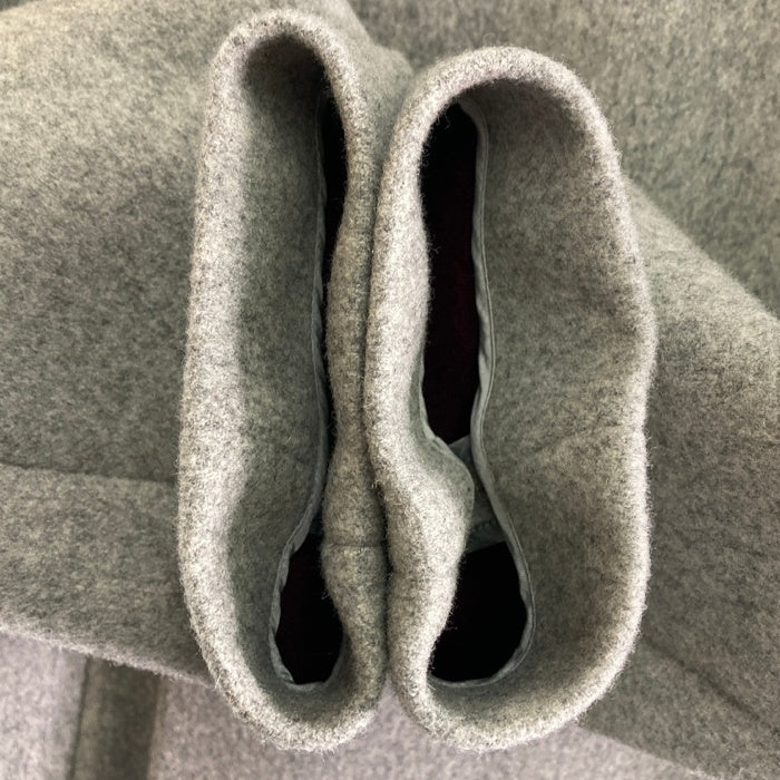 ADORE アドーア 531-5252124 ウール ノーカラー コート グレー size38 瑞穂店