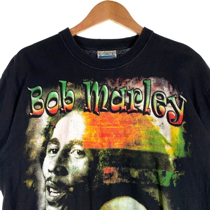 BOB MARLEY ボブマーリー プリントTシャツ ブラック TURBOGADGET ユーロブート Size L 福生店