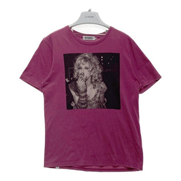 HYSTERIC GLAMOUR ヒステリックグラマー COURTNEY LOVE コートニーラブ プリントTシャツ パープル 0203CT20 Size M 瑞穂店