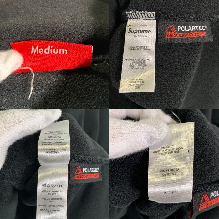 SUPREME シュプリーム 22SAW  Polertec Mock Neck Pullover モックネック プルオーバー フリース ジャケット ブラック Size M 福生店