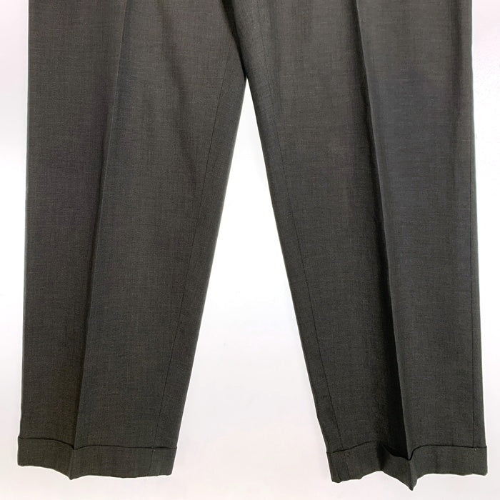 50-60's ブランド不明 GRIPPER ZIPPER スラックス モスグリーン Size 90cm 福生店