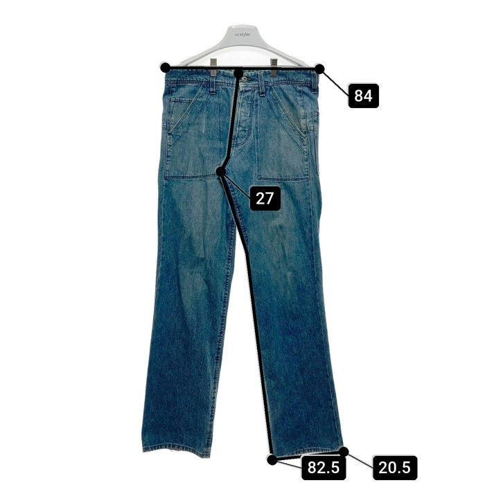 REMILLA レミーラ ボタンフライ デニムパンツ インディゴ sizeM 瑞穂店