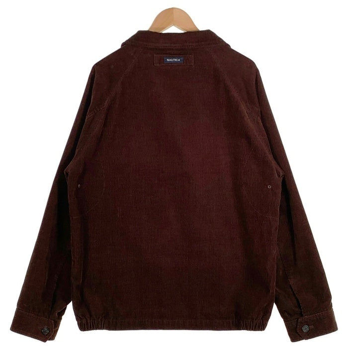 NAUTICA ノーティカ コーデュロイ ジップアップ ブルゾン ブラウン NMJ6201 Size XL 福生店
