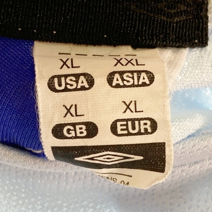 UMBRO アンブロ CHELSEA チェルシー SAMSUNG MOBILE ユニフォーム ブルー sizeXL 瑞穂店