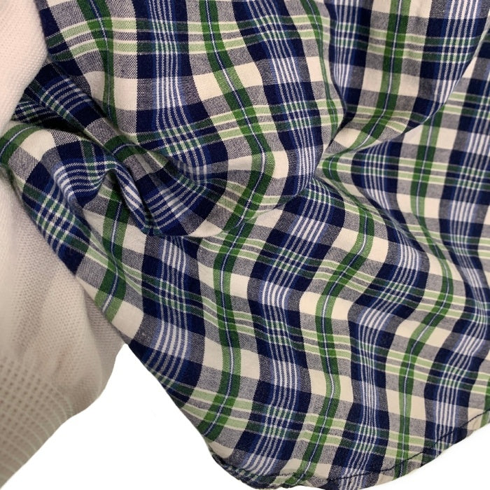Ralph Lauren ラルフローレン BLAIRE ボタンダウン 半袖チェックシャツ ブルー Size M 福生店