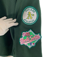 SKOOKUM スクーカム 22AW MLB オークランド・アスレチックス スタジアムジャケット スタジャン ワッペン グリーン Size 4 福生店