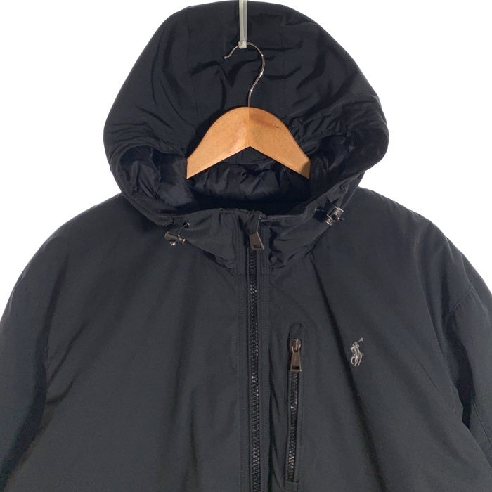 POLO Ralph Lauren ラルフローレン ダウンフードジャケット ブラック Size L 福生店