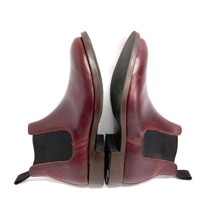 WHEEL ROBE ウィールローブ 15074 ELASTIC SIDE BOOTS ホーウィン クロムエクセル サイドゴア ブーツ バーガンディ size8D 瑞穂店