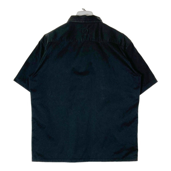 TENDERLOIN テンダーロイン コットン チェーン刺繡 半袖 ワークシャツ ブラック SizeM 瑞穂店