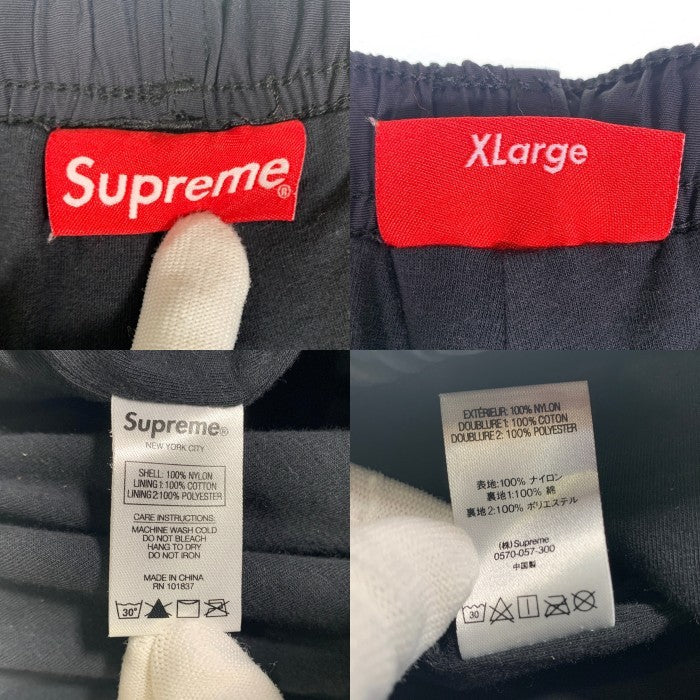 SUPREME シュプリーム 20SS Paneled Track Pant パネル トラックパンツ ナイロン ブラック レッド グリーン Size XL 福生店