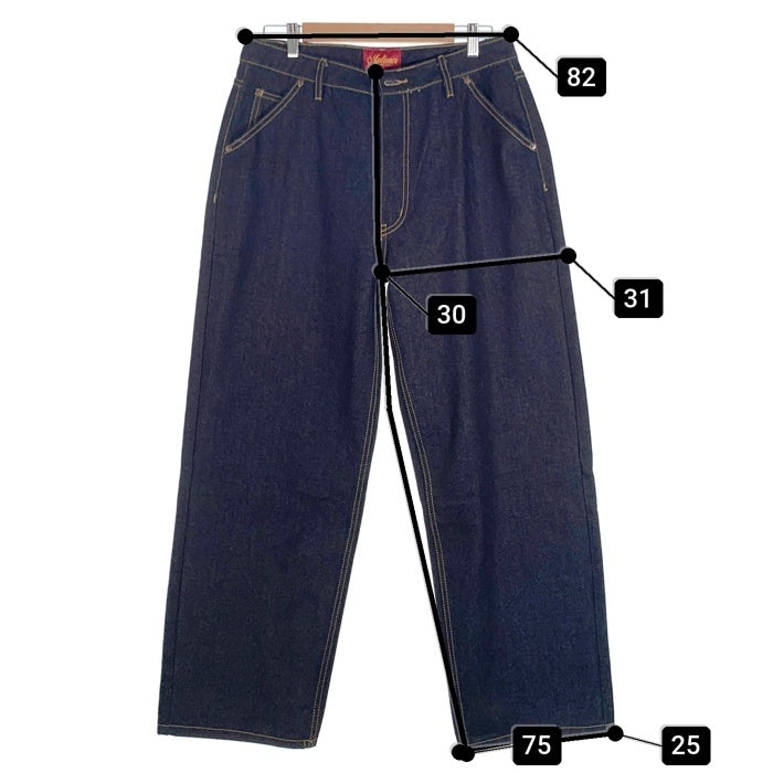 Mutimer ジッパーフライ ワイドデニムパンツ インディゴ Size 32 福生店