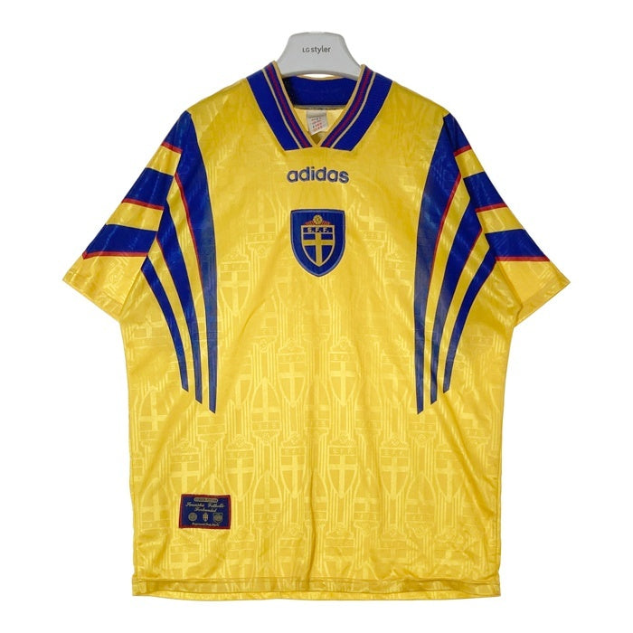adidas アディダス 1996/97 スウェーデン代表 ユニフォーム イエロー sizeL 瑞穂店