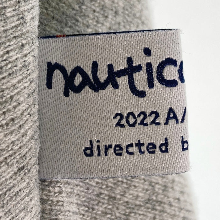 NAUTICA ノーティカ 長袖 223-1249 Arch logo sweat Hoodie プルオーバーパーカー グレー sizeL 瑞穂店