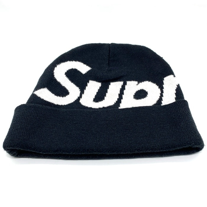 SUPREME シュプリーム Big Logo Beanie ビッグロゴ ビーニー コットン カシミヤ ブラック ワングラム 福生店