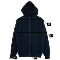 90's Polo By Ralph Lauren ポロ バイ ラルフローレン フード裏サーマル ジップアップパーカー フーディー ブラック Size M 福生店