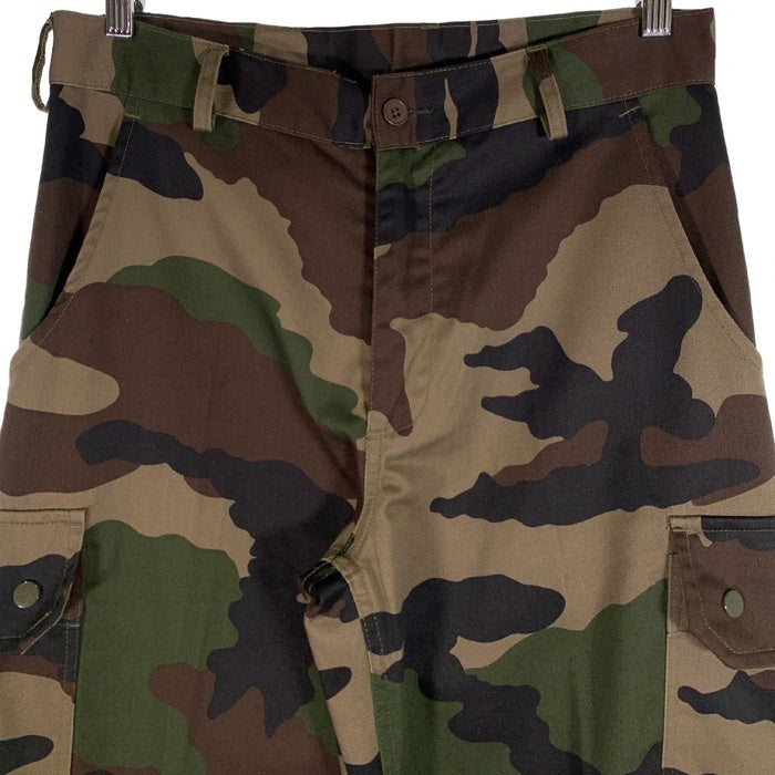 French Army フランス軍 F2 カモフラージュ パラシュートパンツ カーゴ ダブルニー Size 88/92 福生店