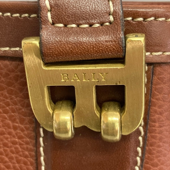 BALLY バリー トートバッグ レザー Bロゴ金具 ブラウン 瑞穂店