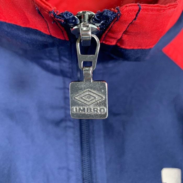 00's UMBRO アンブロ トラックジャケット ポリエステル ネイビー レッド ホワイト  Size XL 福生店