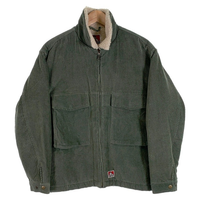 BEN DAVIS ベンデイビス Warmholic Cord JKT ウォームホリック コーデュロイジャケット ワーク ボア グリーン G-0780014 Size L 福生店