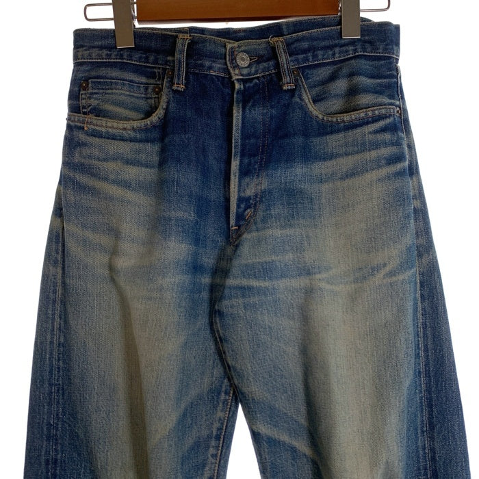 HOLLYWOOD RANCH MARKET ハリウッドランチマーケット 隠しリベット 赤耳 セルビッチ PP4-XX デニムパンツ ライトブルー D-TK 399 Size W30 福生店