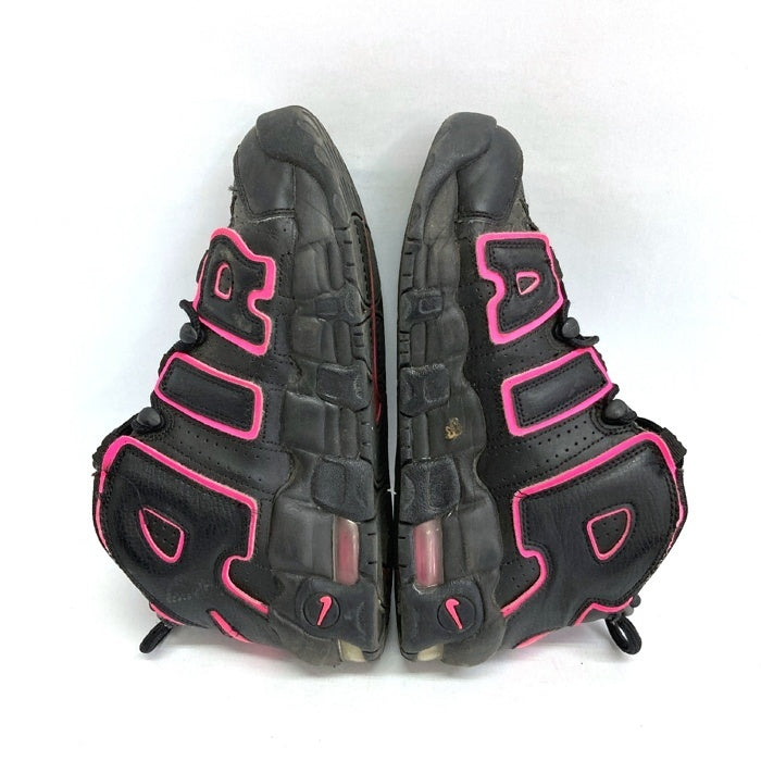 NIKE ナイキ 415082-003 GS Air More Uptempo Black Pink Blast スニーカー ブラック size24cm 瑞穂店