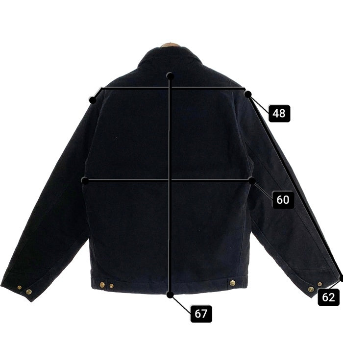 Carhartt WIP カーハートワークインプログレス OG DETROIT JACKET デトロイトジャケット ダック地 内キルティング ブラック 2 I027358.00E Size S 福生店