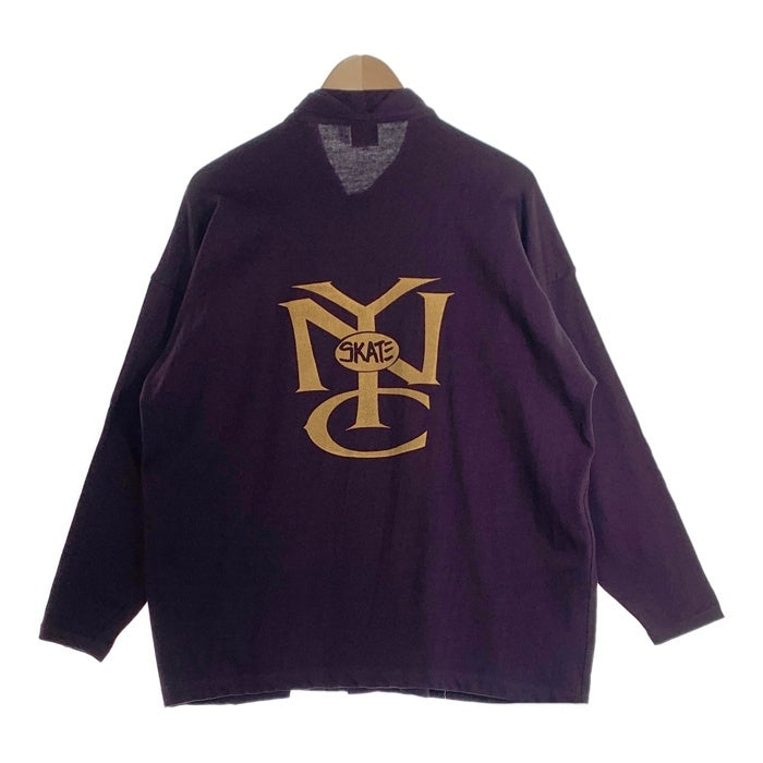 90's SKATE N.Y.C. スケート 長袖 ロングスリーブ ポロシャツ ネイビー Size YOUR SIZE 福生店