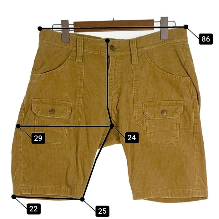 TMT ティーエムティー CORDUROY BUSH SHORTS コーデュロイブッシュショーツ ショートパンツ イエロー TPT-S1714 Size L 福生店