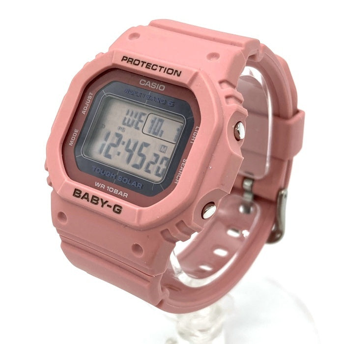 CASIO カシオ Baby-G 電波ソーラー デジタルクォーツ腕時計 ピンク レディース BGD-5650 瑞穂店