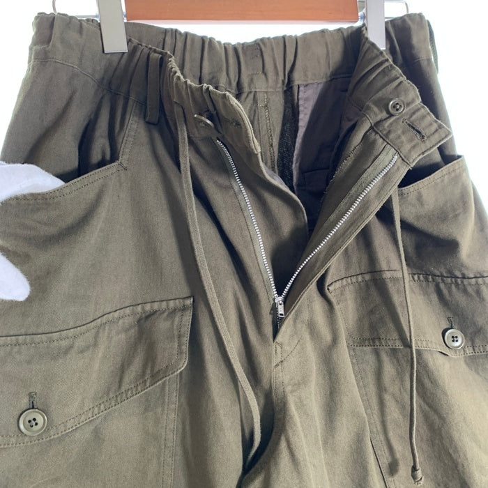 s'yte サイト Yohji Yamamoto Planning Dept ヨウジヤマモト プランニングデプト COTTON CARGO PANTS コットン カーゴパンツ オリーブ UV-P15-038 Size 3 福生店
