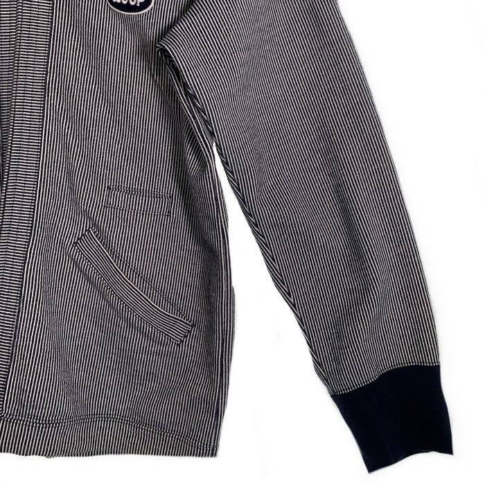 LOOPWHEELER ループウィラー 受注会限定 ヒッコリー 吊り天笠 ジップ カーディガン 南方スペシャル ヒッコリー ストライプ Size S 福生店