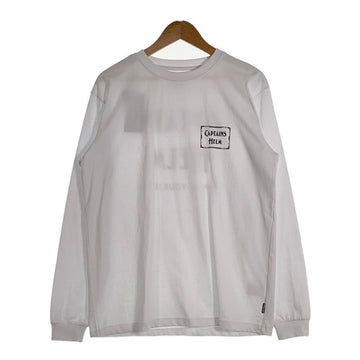 CAPTAINS HELM キャプテンズヘルム SYL LOGO L/S TEE ロゴプリント ロングスリーブTシャツ 長袖 ホワイト CH23-SP-T02 Size  L 福生店
