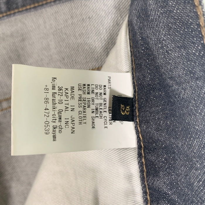 KAPITAL キャピタル 14oz ブラックデニム ポートバギーパンツ EK-1645LP Size 3 福生店