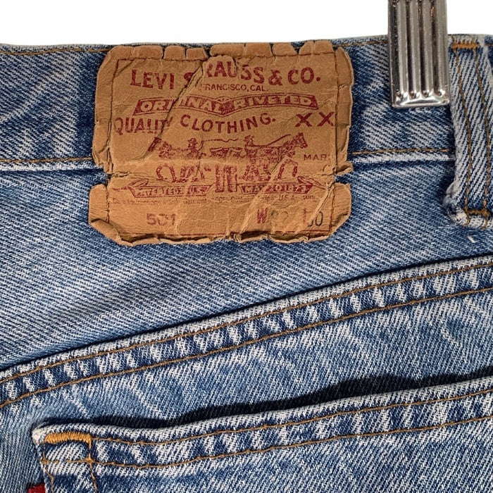 90’s Levi’s リーバイス 501 テーパードデニムパンツ インディゴ USA製 トップ裏501 Size 32 福生店