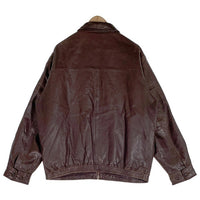 90's Polo by Ralph Lauren ポロバイラルフローレン Genuine Leather Jacket ラムレザー ジャケット ブラウン Size XL 福生店