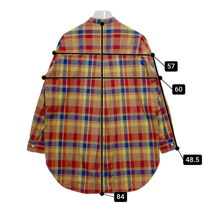 Traditional Weatherwear トラディショナルウェザーウェアー BIG TUCK N/C SHIRT イエロー sizeXS 瑞穂店