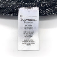 SUPREME シュプリーム SS25 OVERDYED BEANIE METALLIC オーバーダイド ビーニー メタリック ニットキャップ ブラック 福生店