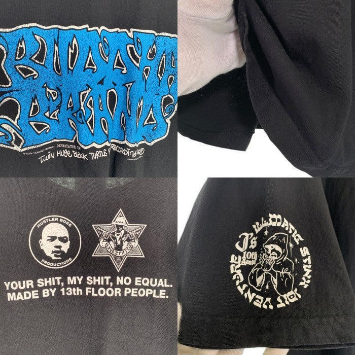 J.S.F ジェシーズショップ 10th Anniversary BUDDHA BRAND ブッダブランド コラボ プリントTシャツ ブラック Size XL 福生店