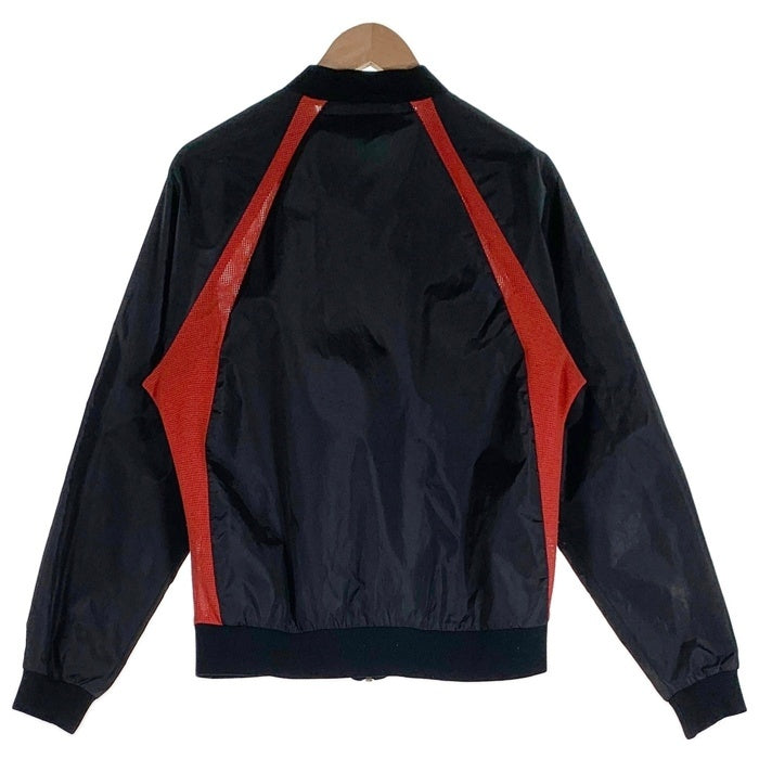 80s NIKE ナイキ AIR JORDAN エアジョーダン ナイロン ジップアップ ジャケット ブラック レッド Size M 福生店