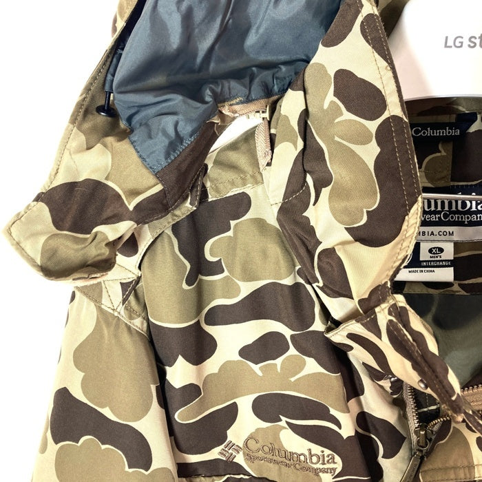 Columbia コロンビア PM3476 ビーバークリークジャケット マウンテンパーカー ダックハンターカモ カーキ sizeXL 瑞穂店