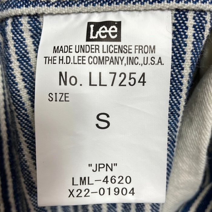 Lee デニムオーバーオール LL7254 ネイビー/ホワイト ヒッコリーストライプ sizeS 瑞穂店